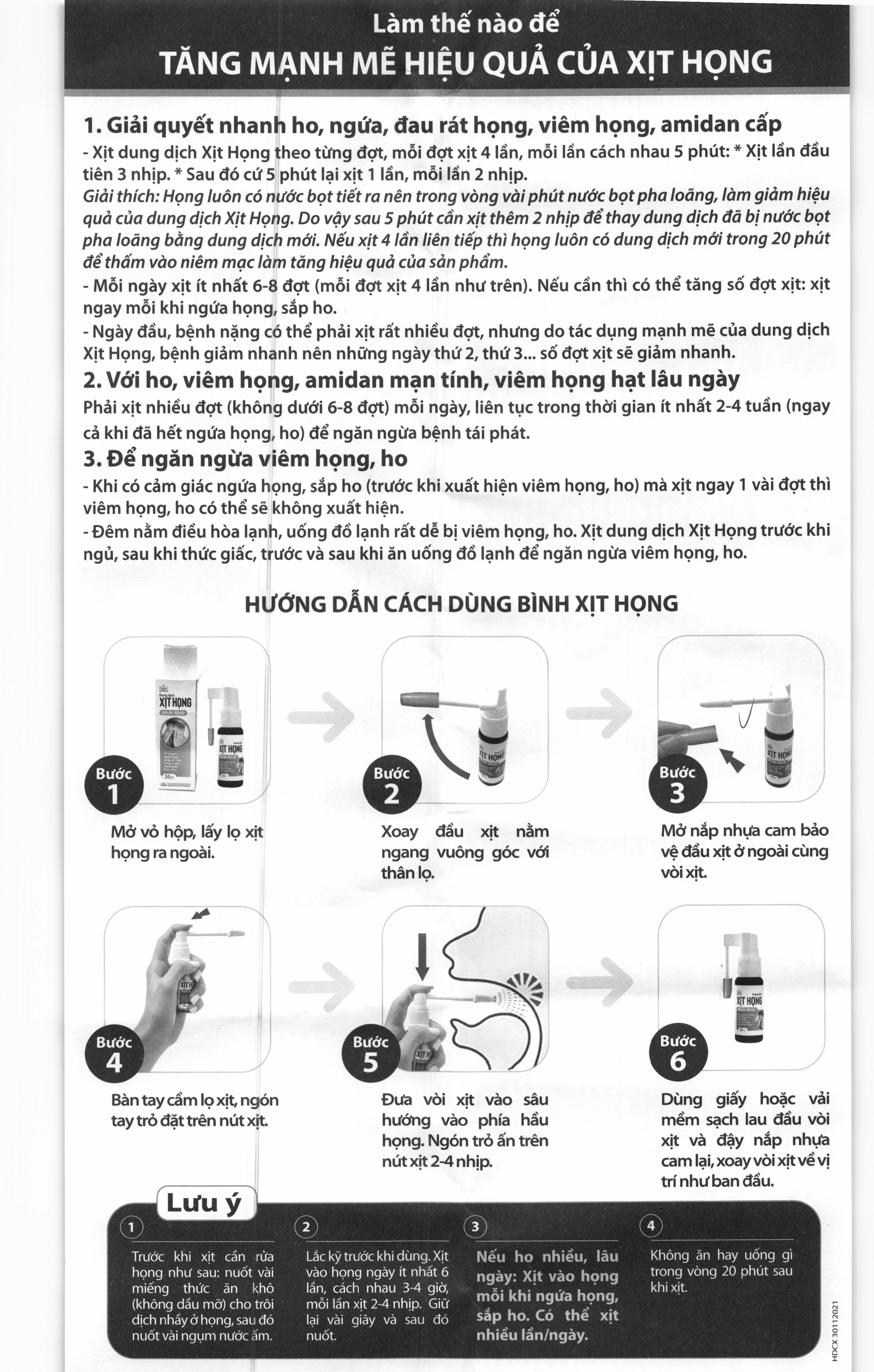 Xịt Họng Nhất Nhất chai 20ml - 5