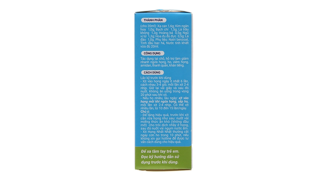 Xịt Họng Nhất Nhất chai 20ml - 2