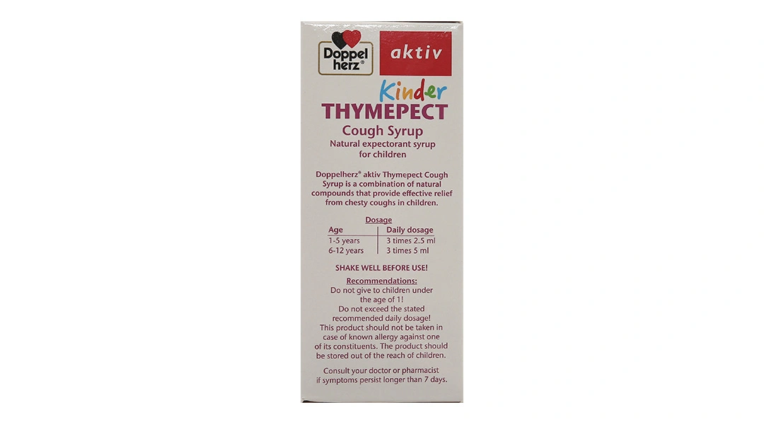 Doppelherz Aktiv Kinder Thymepect Cough Syrup chai 100ml - 2