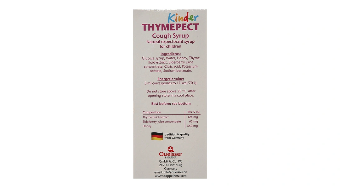 Doppelherz Aktiv Kinder Thymepect Cough Syrup chai 100ml - 3