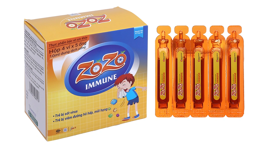 Zozo Immune hộp 20 ống - 