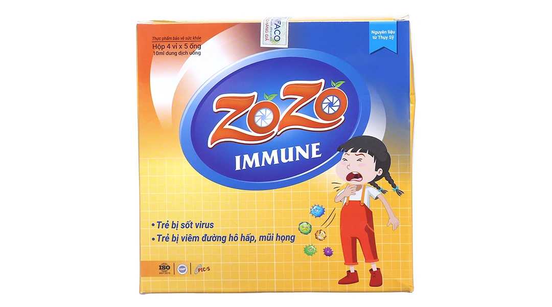 Zozo Immune hộp 20 ống - 2