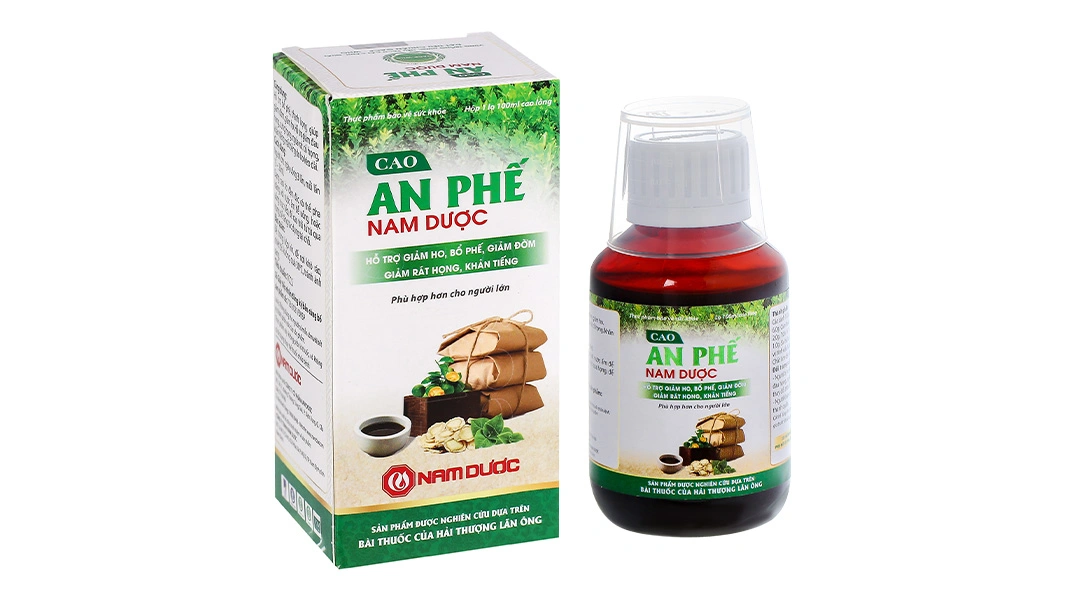 Tpbvsk Cao An Phế Nam Dược chai 100ml - 