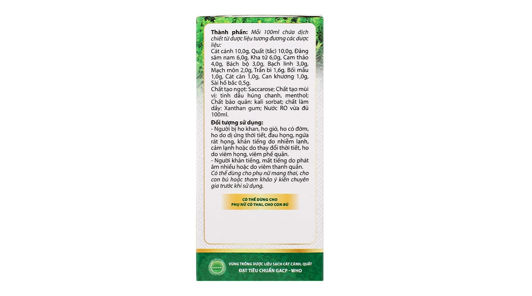 Tpbvsk Cao An Phế Nam Dược chai 100ml - 3