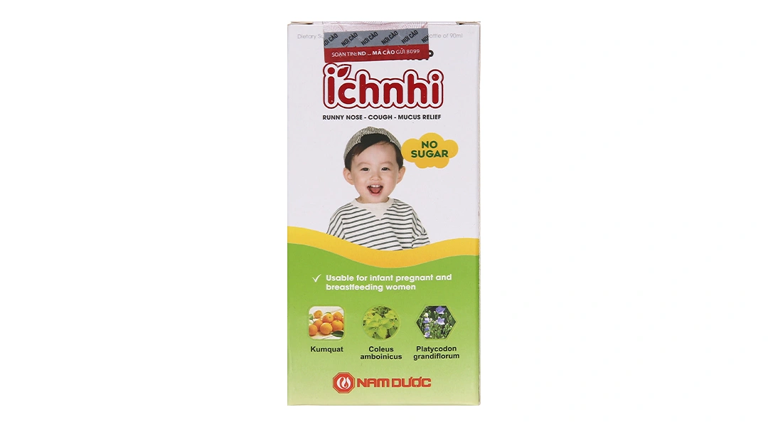 Siro Ho Ích Nhi Không Đường chai 90ml - 2