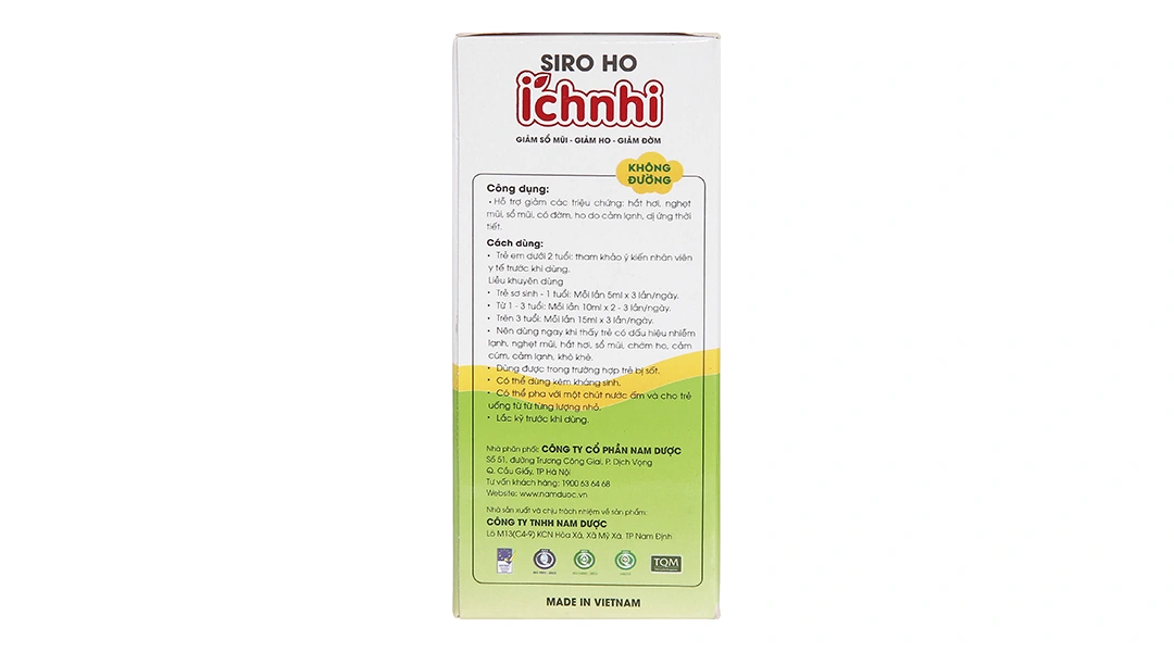 Siro Ho Ích Nhi Không Đường chai 90ml - 3