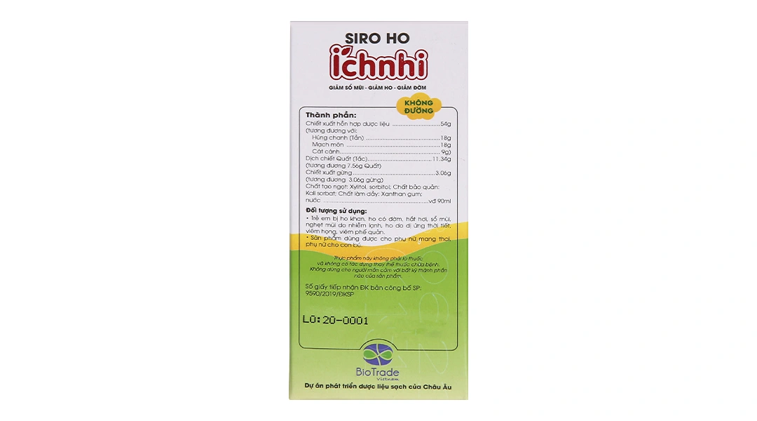 Siro Ho Ích Nhi Không Đường chai 90ml - 4