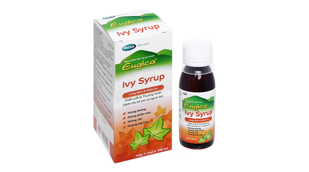 Siro thảo dược Eugica Ivy Syrup chai 100ml - 