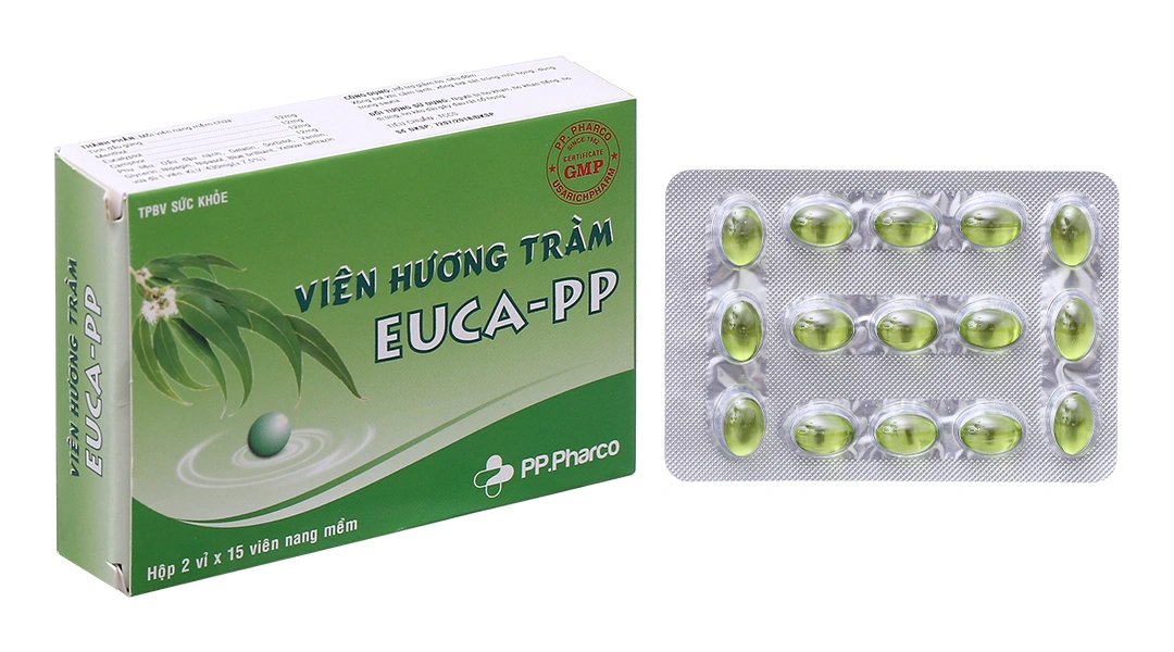 Viên Hương Tràm Euca PP hộp 2 vỉ x 10 viên - 