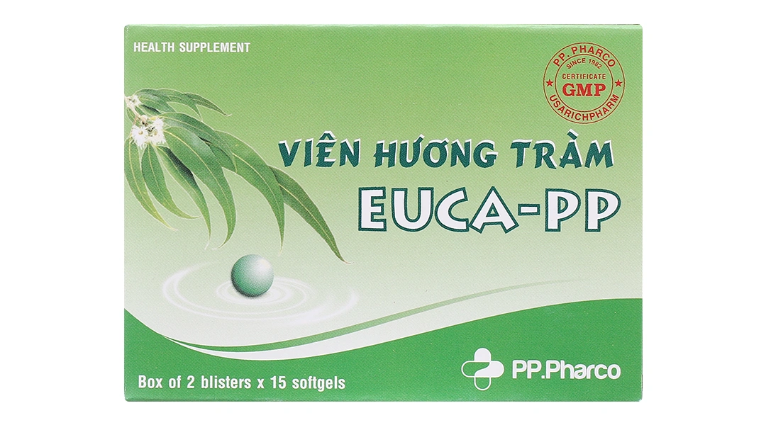 Viên Hương Tràm Euca PP hộp 2 vỉ x 10 viên - 1