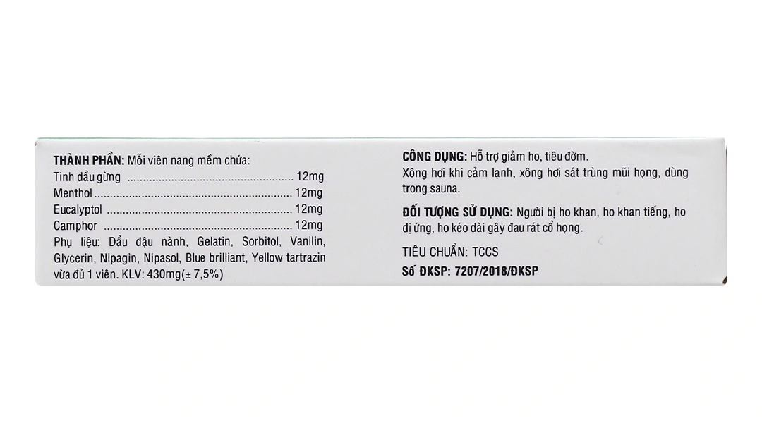 Viên Hương Tràm Euca PP hộp 2 vỉ x 10 viên - 3