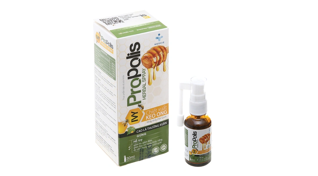 Keo Ong Ivy Propolis Herbal Spray 30ml - 