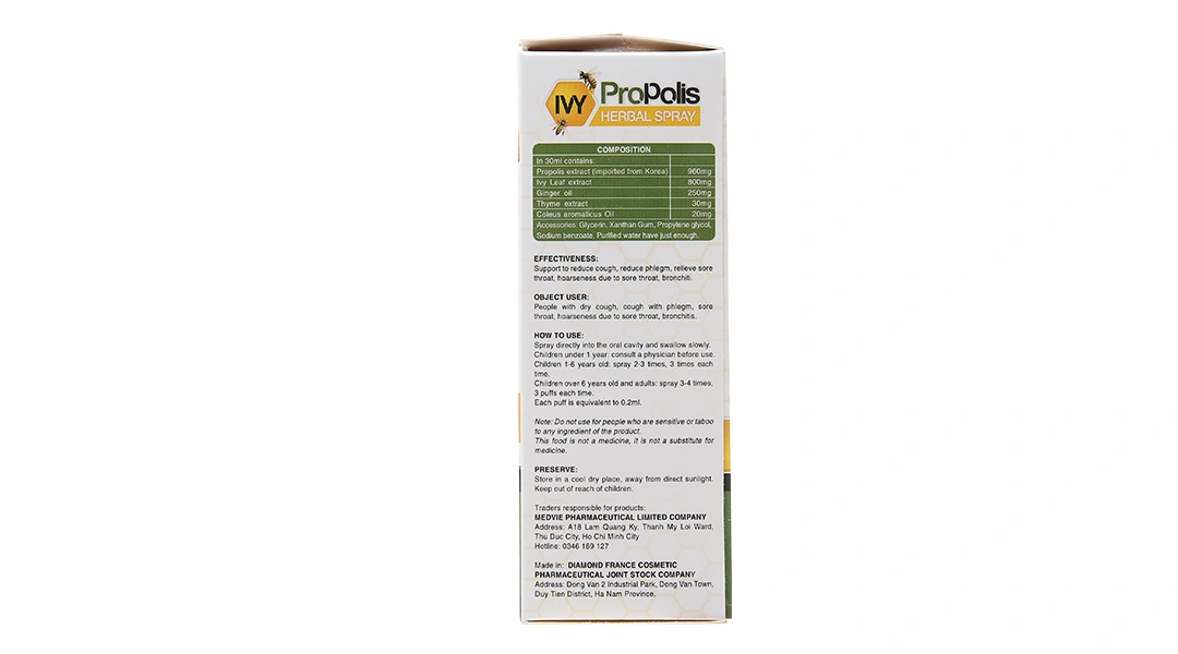 Keo Ong Ivy Propolis Herbal Spray 30ml - 2