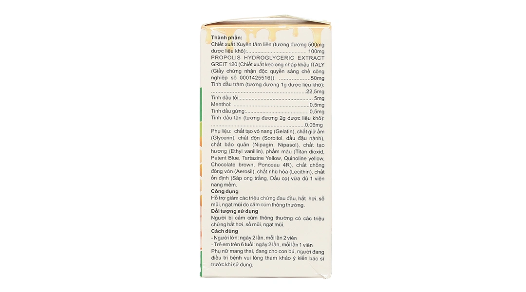 Xuyên Tâm Liên Cummua Abipolis 500mg hộp 50 viên - 2