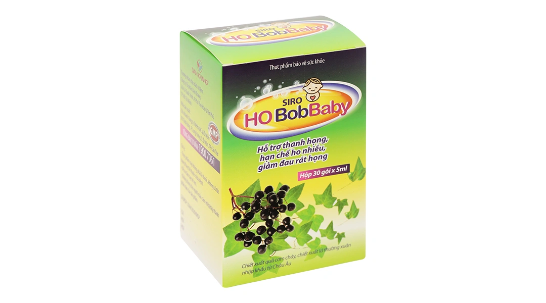 Siro Ho Bobbaby hỗ trợ hạn chế ho; giảm đau rát họng hộp 30 gói x 5ml - 11