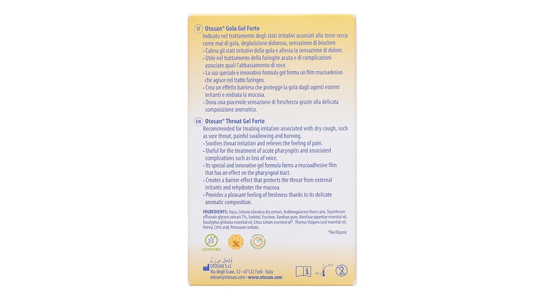 Gel Ngậm Họng Otosan Throat Gel Forte Hộp 14 Gói X 10ml - 11