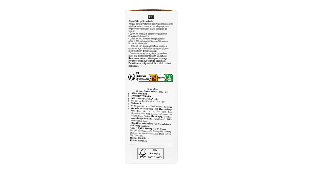 Xịt Họng Otosan Throat Spray Forte Chai 30ml - 3