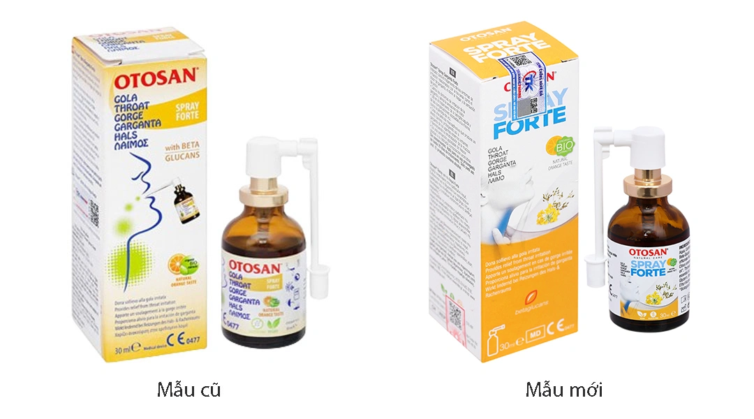 Xịt Họng Otosan Throat Spray Forte Chai 30ml - 