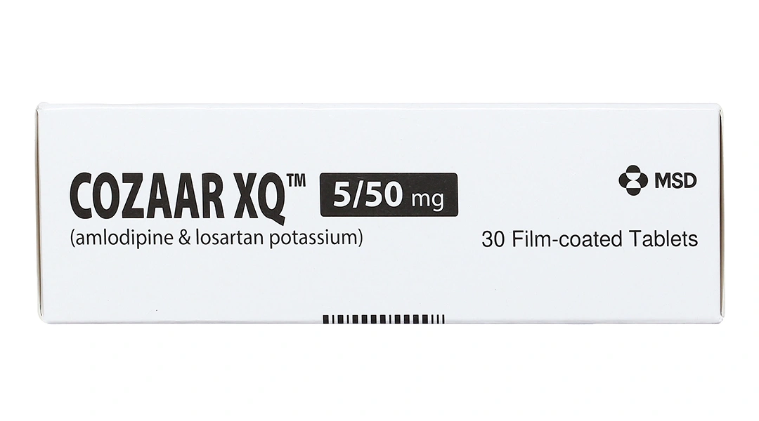 Cozaar XQ 5/50mg trị tăng huyết áp vô căn (3 vỉ x 10 viên) - 3