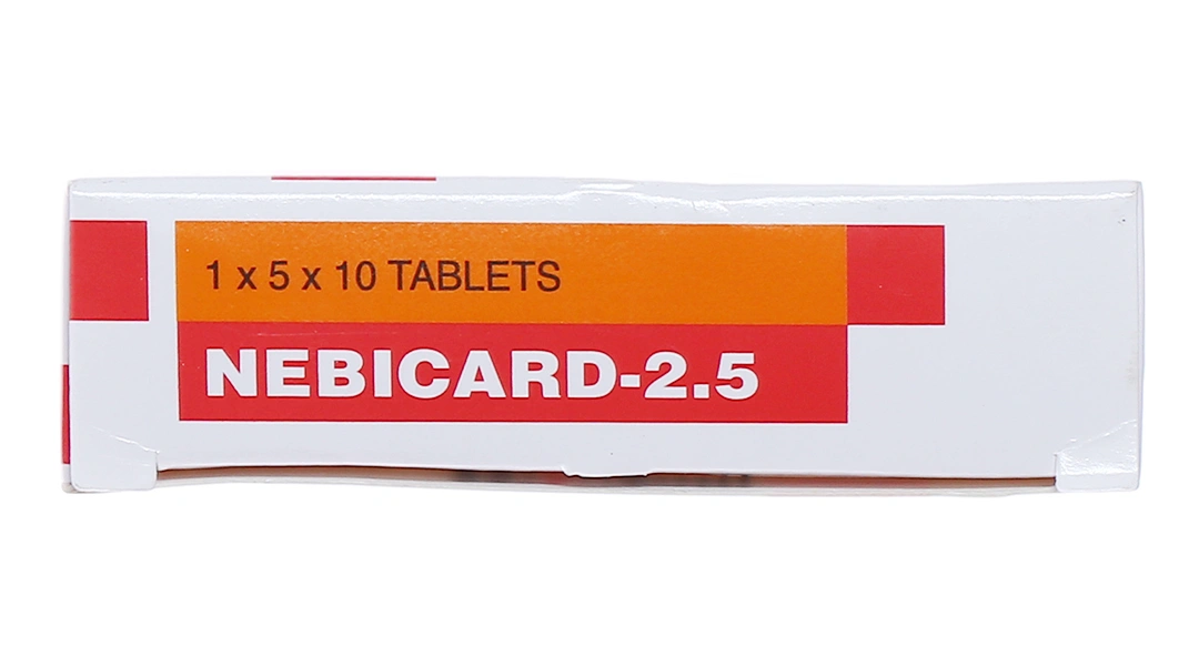 Nebicard-2.5 trị tăng huyết áp (5 vỉ x 10 viên) - 2