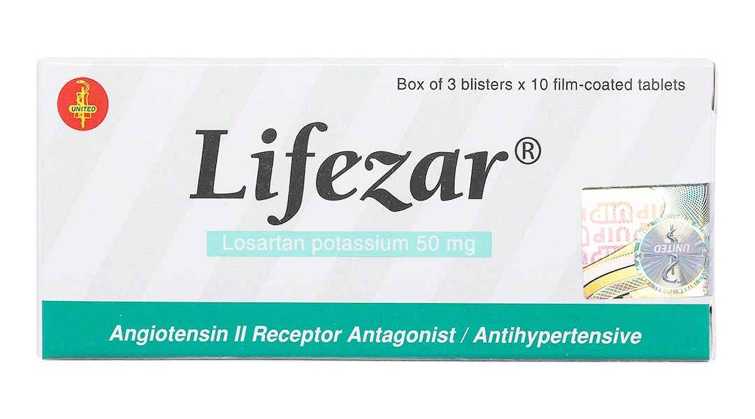 Lifezar 50mg trị tăng huyết áp (3 vỉ x 10 viên) - 1