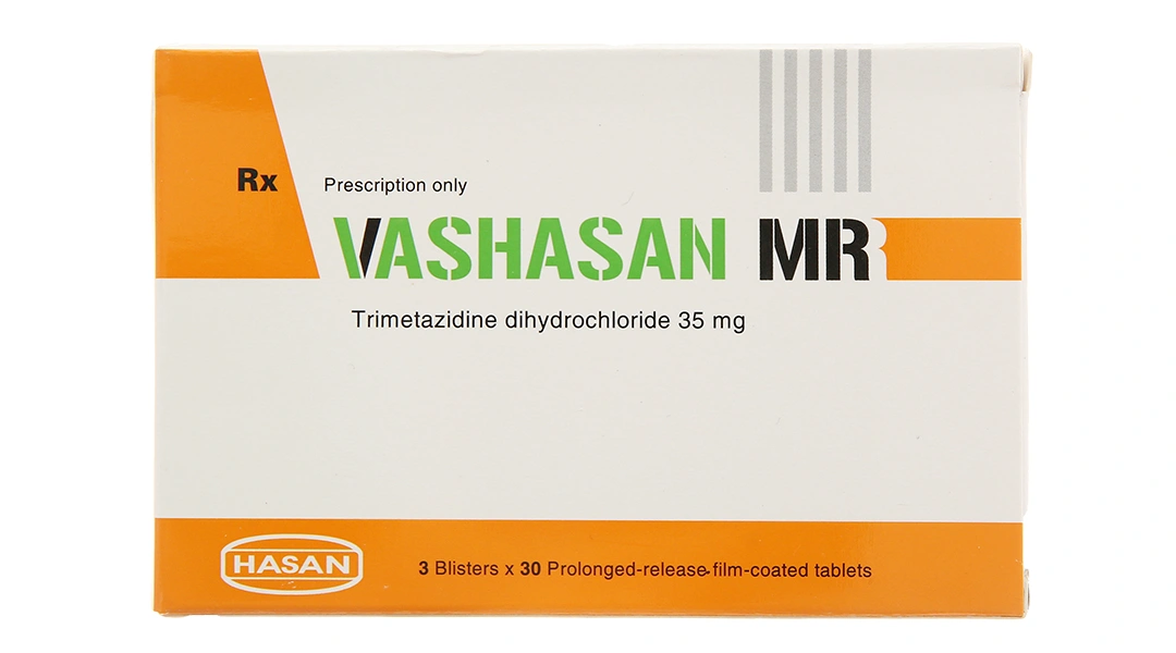 Vashasan MR 35mg trị đau thắt ngực (3 vỉ x 30 viên) - 1
