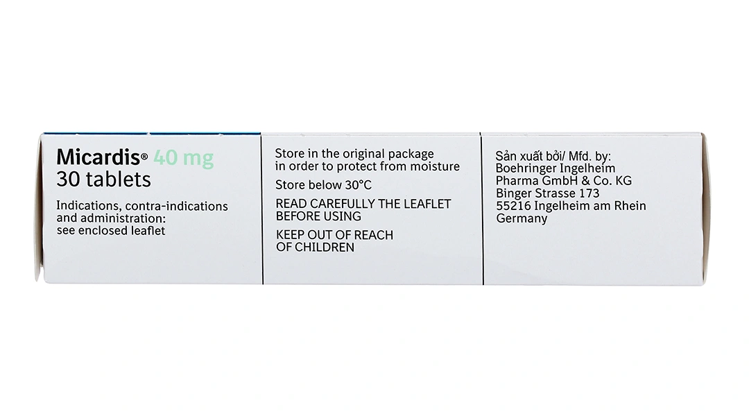 Micardis 40mg trị tăng huyết áp vô căn (3 vỉ x 10 viên) - 3