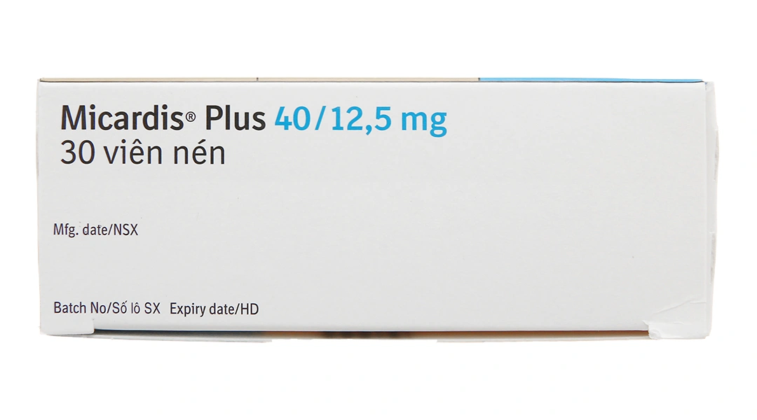 Micardis Plus 40/12.5mg trị tăng huyết áp vô căn (3 vỉ x 10 viên) - 3