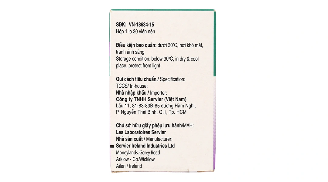 Coveram 5mg/10mg trị tăng huyết áp, mạch vành hộp 30 viên - 2