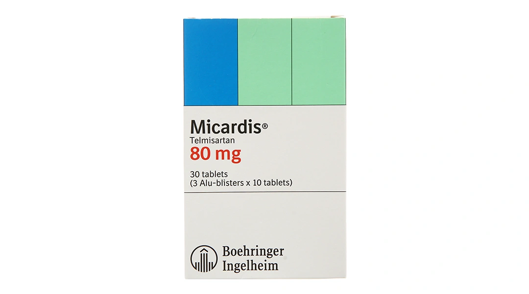 Micardis 80mg trị tăng huyết áp vô căn (3 vỉ x 10 viên) - 1