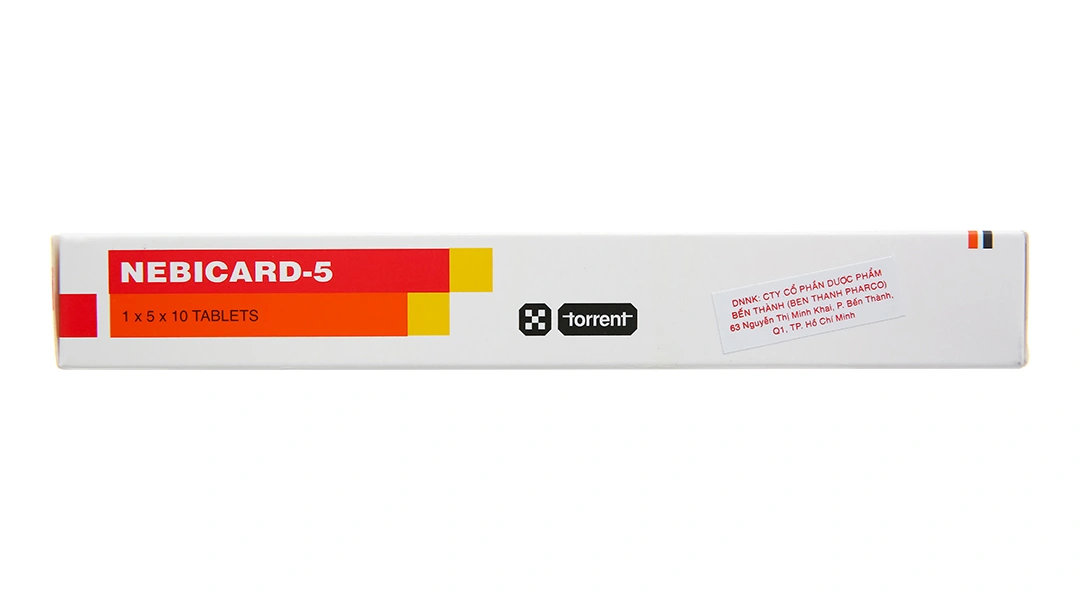Nebicard-5 trị tăng huyết áp (5 vỉ x 10 viên) - 4