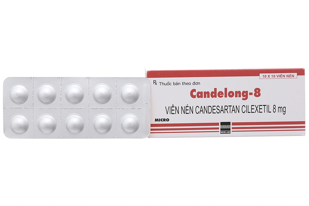 Candelong-8 trị tăng huyết áp (10 vỉ x 10 viên) - 