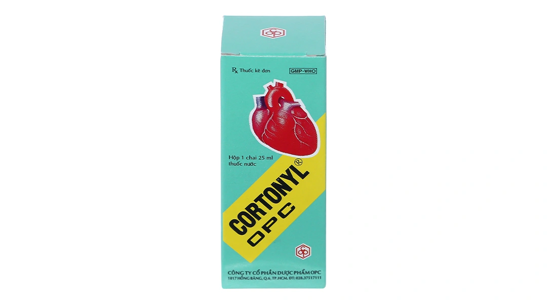 Thuốc nước Cortonyl OPC trị mất ngủ, trợ tim chai 25ml - 2