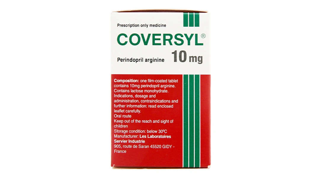 Coversyl 10mg điều trị tăng huyết áp, bệnh động mạch vành ổn định lọ 30 viên - 2