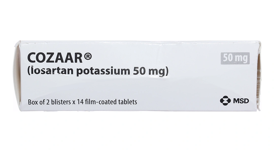 Cozaar 50mg trị tăng huyết áp, suy tim (2 vỉ x 14 viên) - 3