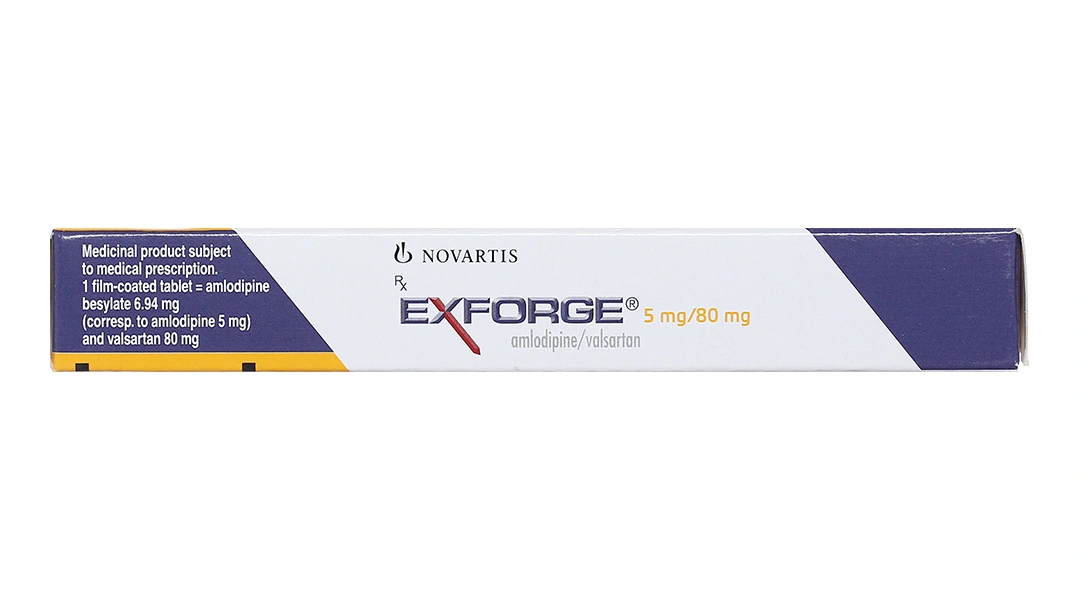 Exforge 5mg/80mg trị tăng huyết áp vô căn (2 vỉ x 14 viên) - 3