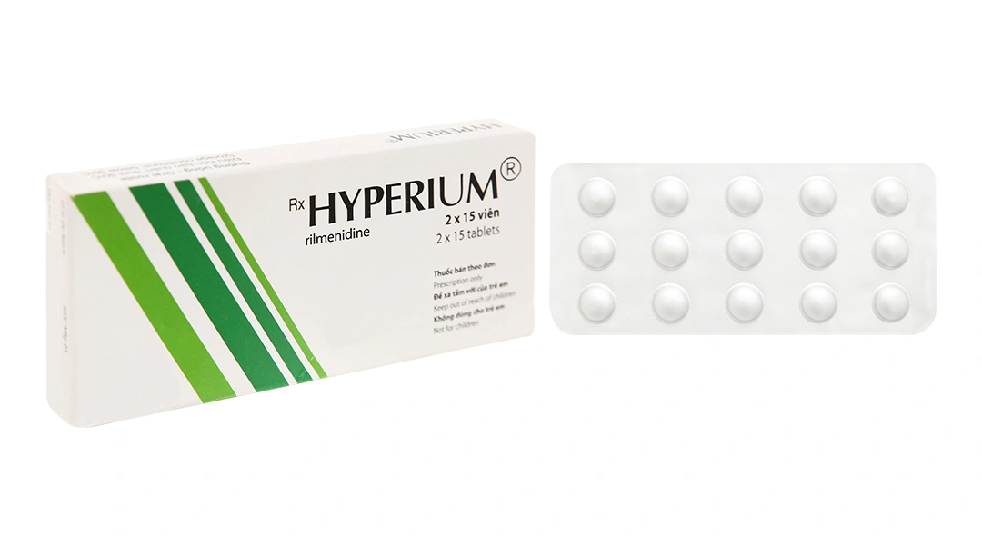 Hyperium 1mg trị tăng huyết áp (2 vỉ x 15 viên) - 