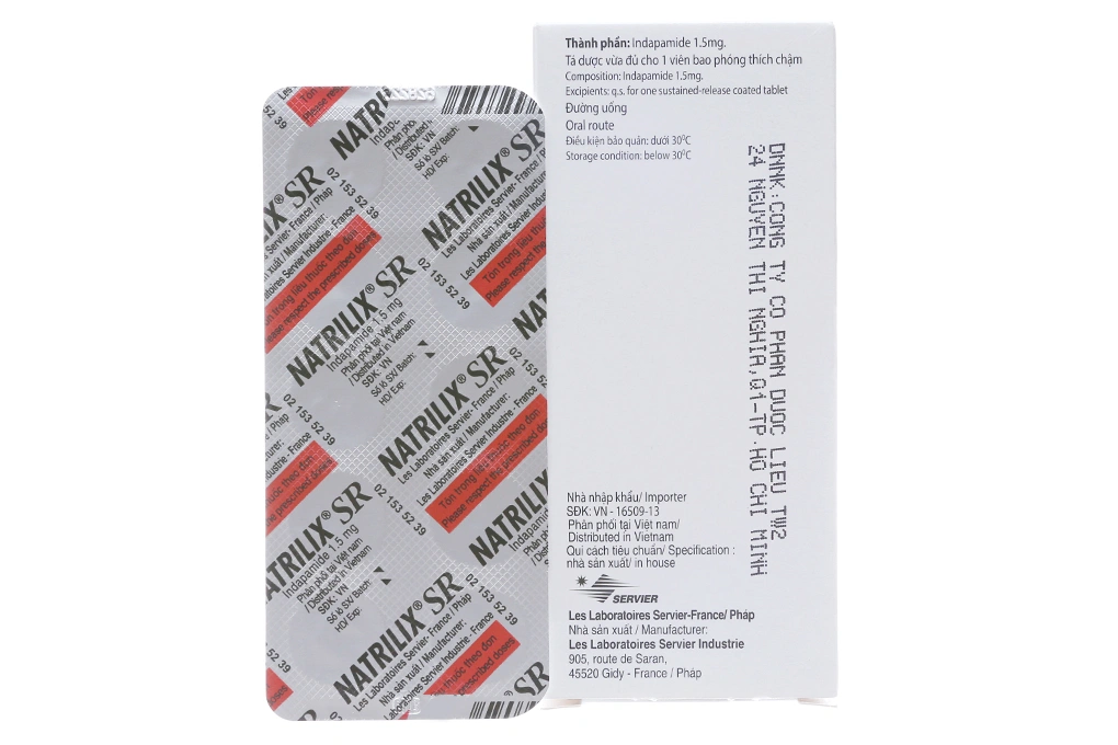 Natrilix SR 1.5mg trị tăng huyết áp (3 vỉ x 10 viên) - 3