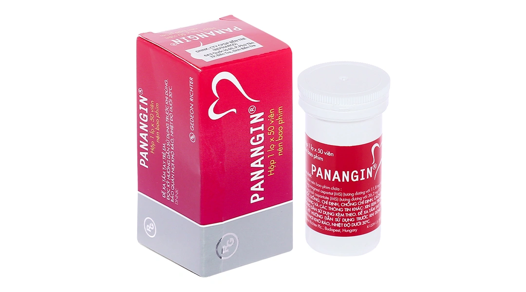 Panangin trị suy tim, loạn nhịp lọ 50 viên - 