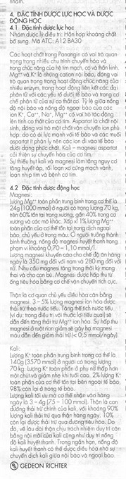 Panangin trị suy tim, loạn nhịp lọ 50 viên - 5