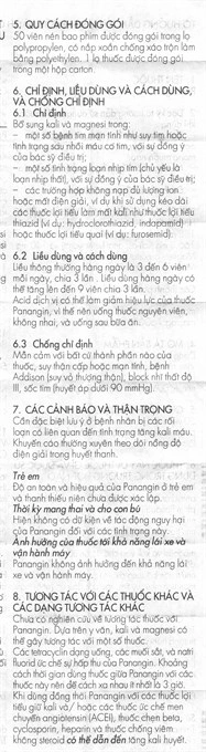 Panangin trị suy tim, loạn nhịp lọ 50 viên - 6