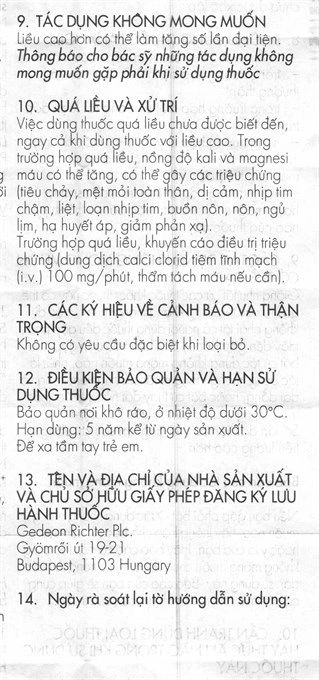 Panangin trị suy tim, loạn nhịp lọ 50 viên - 7