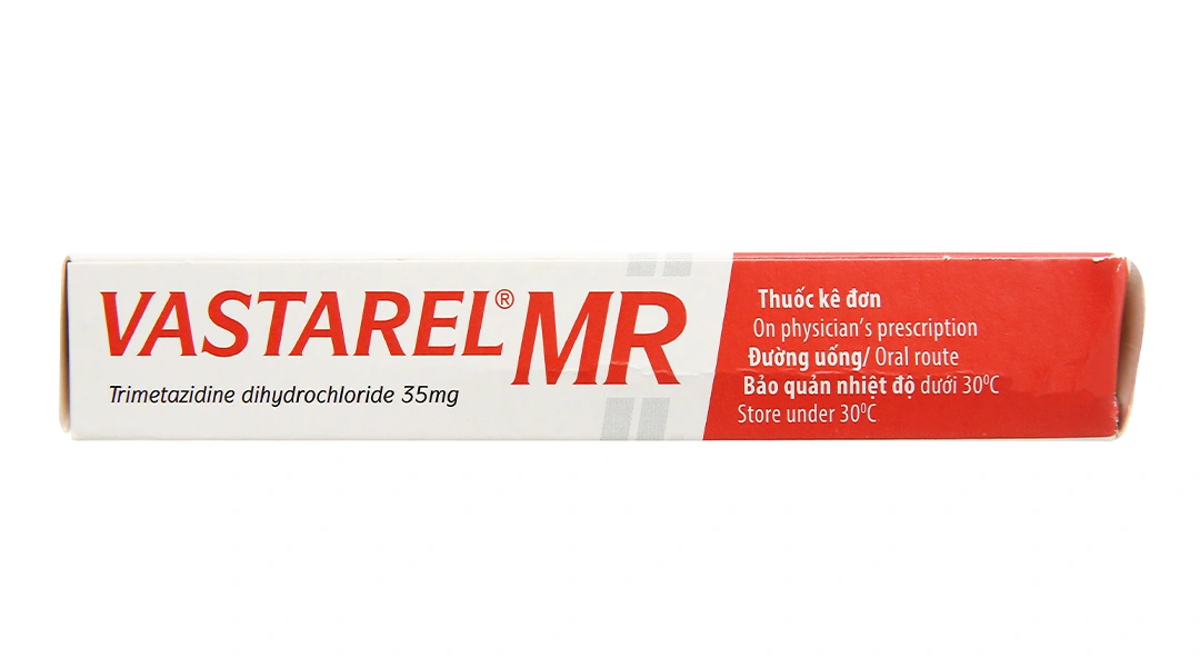 Vastarel MR 35mg kết hợp với các thuốc khác để trị đau thắt ngực (2 vỉ x 30 viên) - 2
