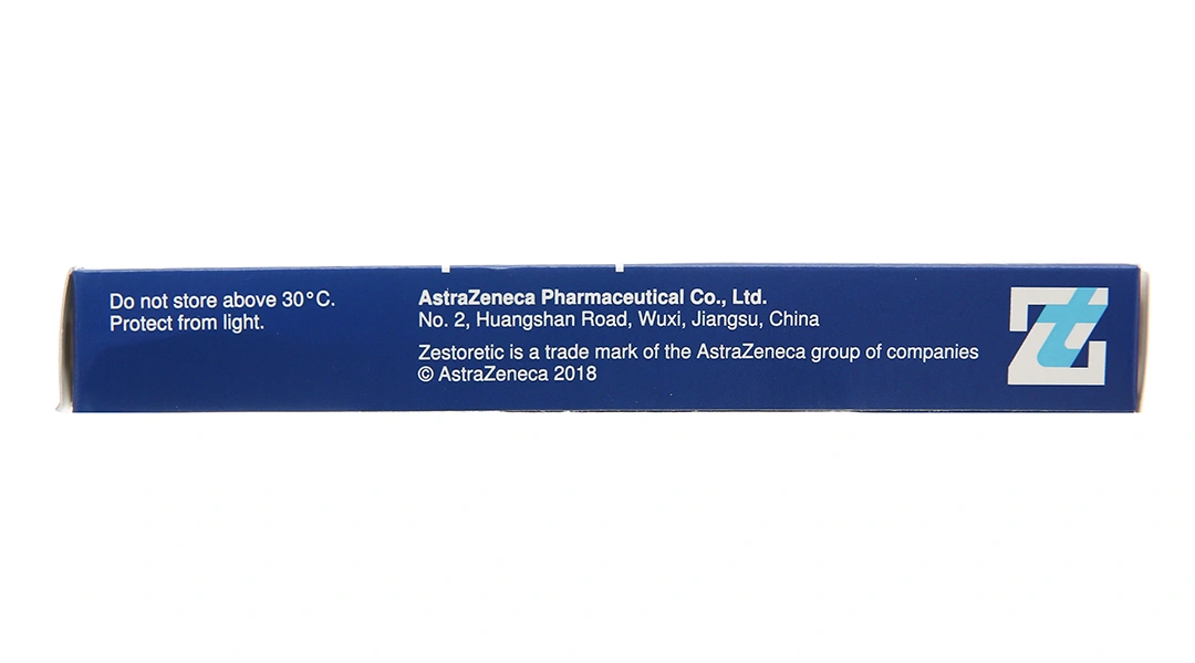 Zestoretic-20 trị tăng huyết áp từ nhẹ đến trung bình (2 vỉ x 14 viên) - 3