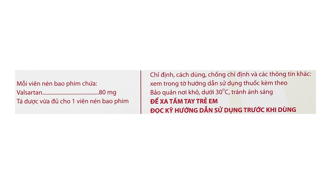 Vasebos 80 điều trị tăng huyết áp, suy tim (2 vỉ x 14 viên) - 5
