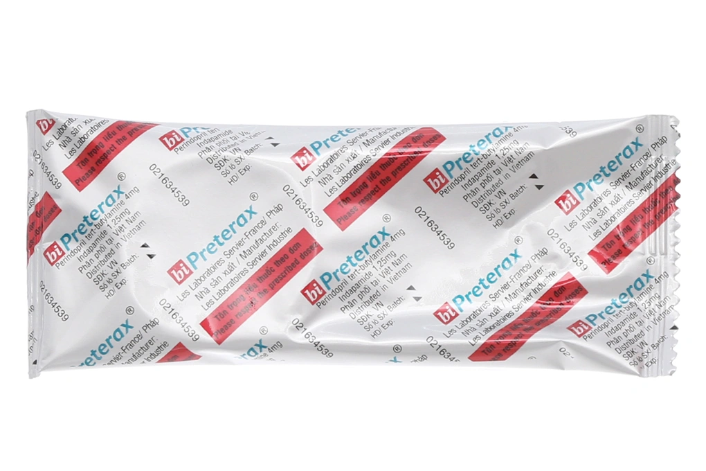 Bi Preterax 4mg/1.25mg trị tăng huyết áp (1 vỉ x 30 viên) - 2