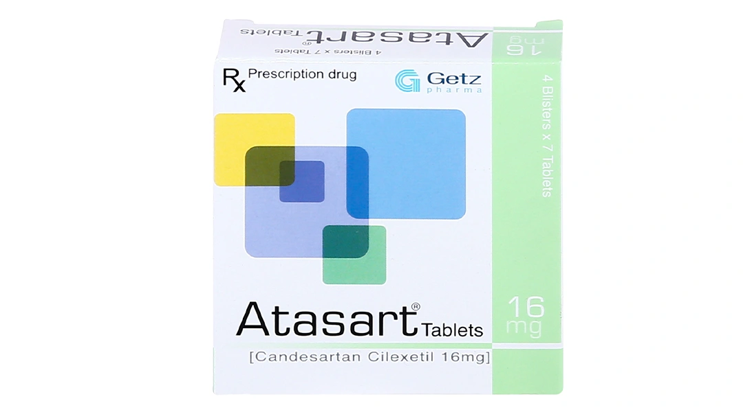 Atasart Tablets 16mg trị tăng huyết áp (4 vỉ x 7 viên) - 1