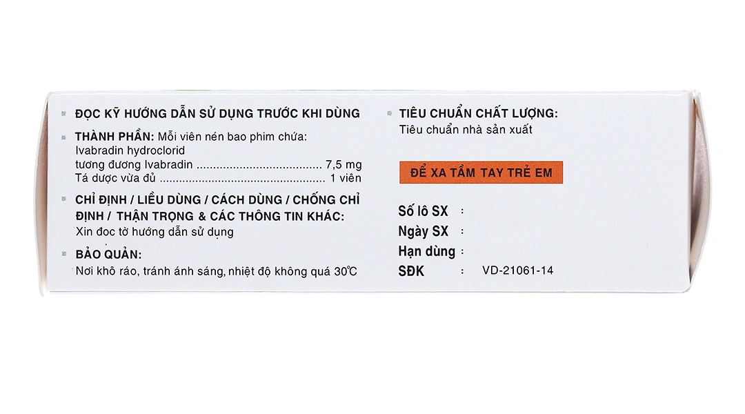 Nisten-F 7.5mg trị đau thắt ngực, bệnh mạch vành (4 vỉ x 7 viên) - 4