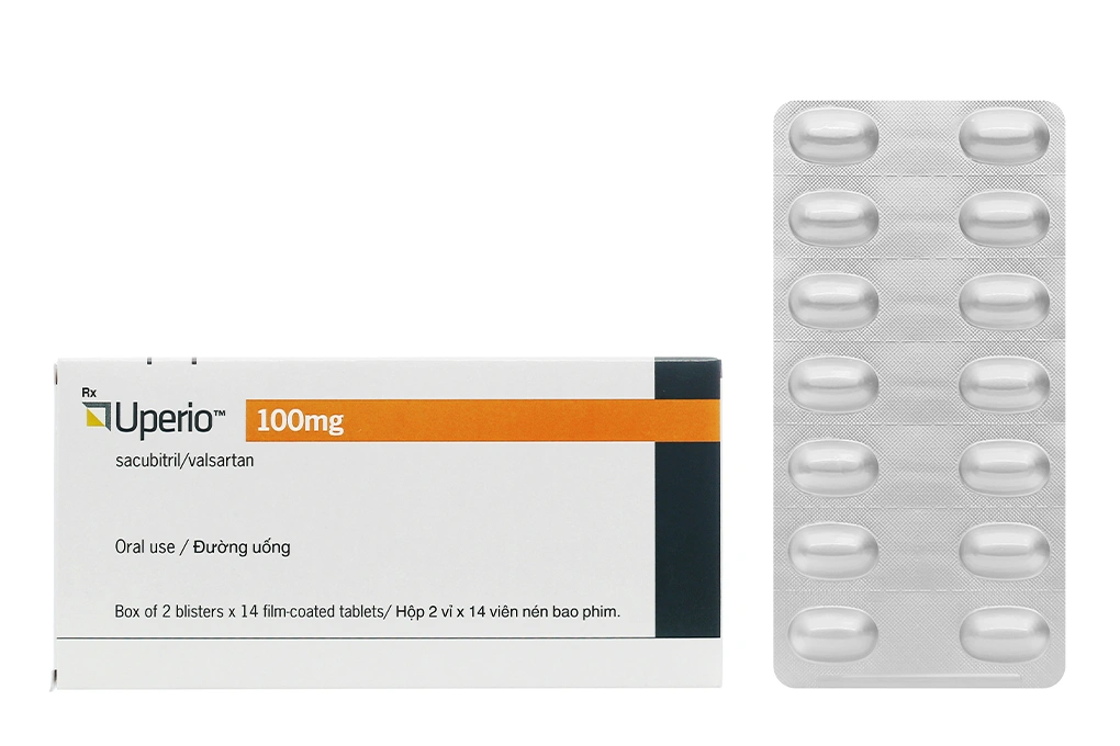 Uperio 100mg trị suy tim (2 vỉ x 14 viên) - 