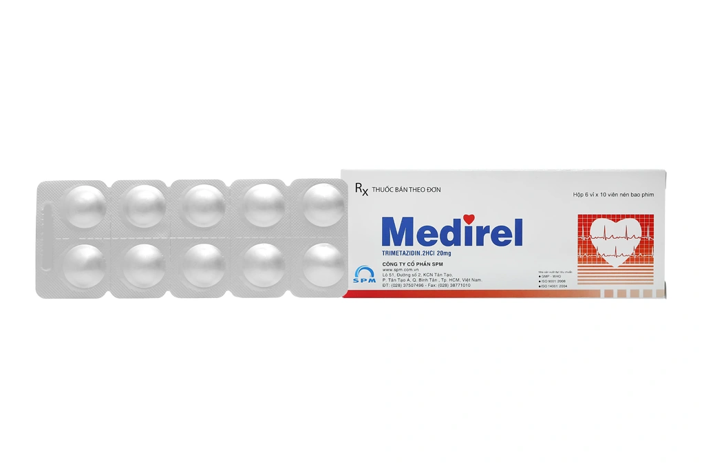 Medirel 20mg trị đau thắt ngực (6 vỉ x 10 viên) - 1